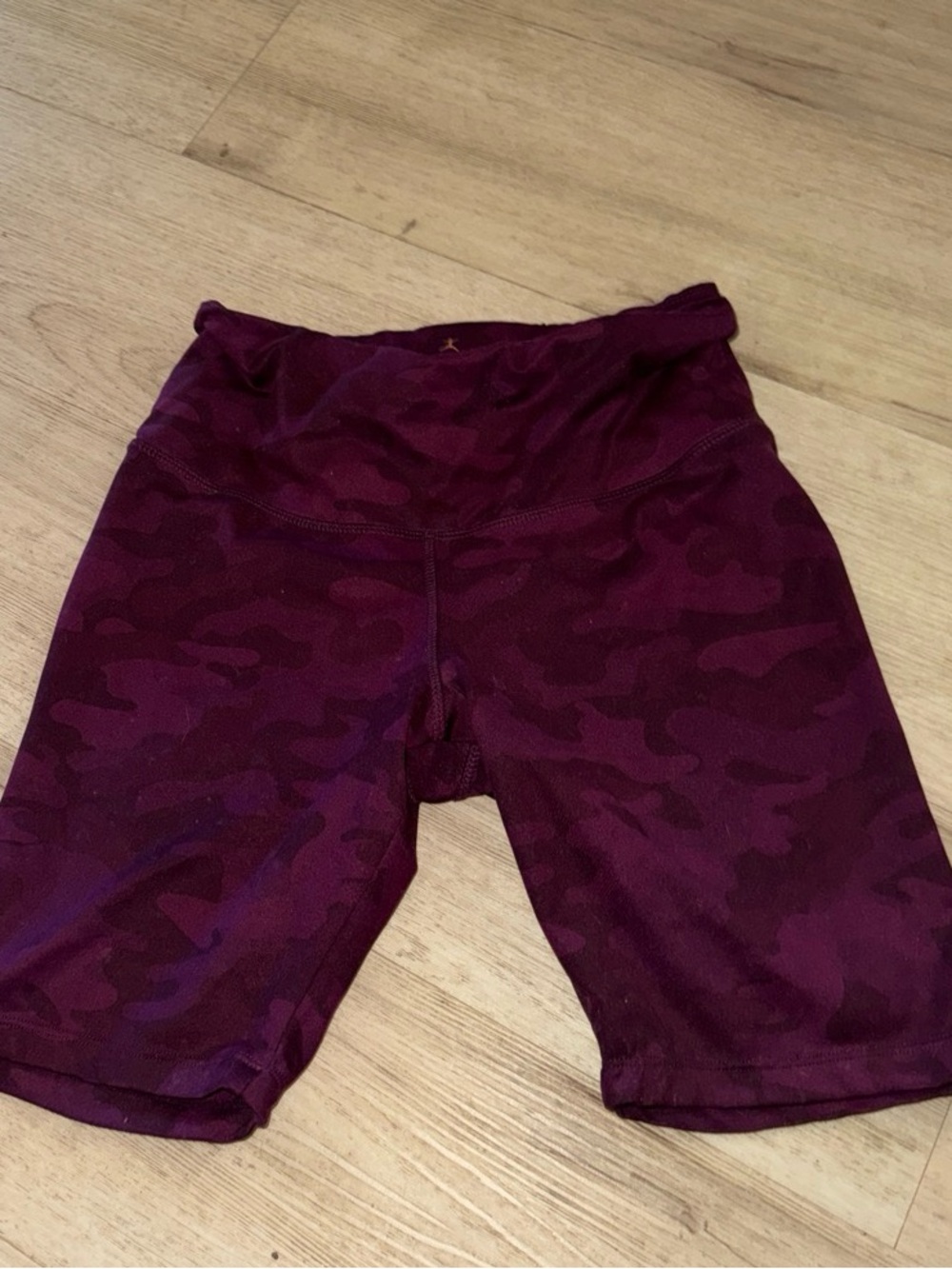 Danskin Purple Camo Bike Shorts